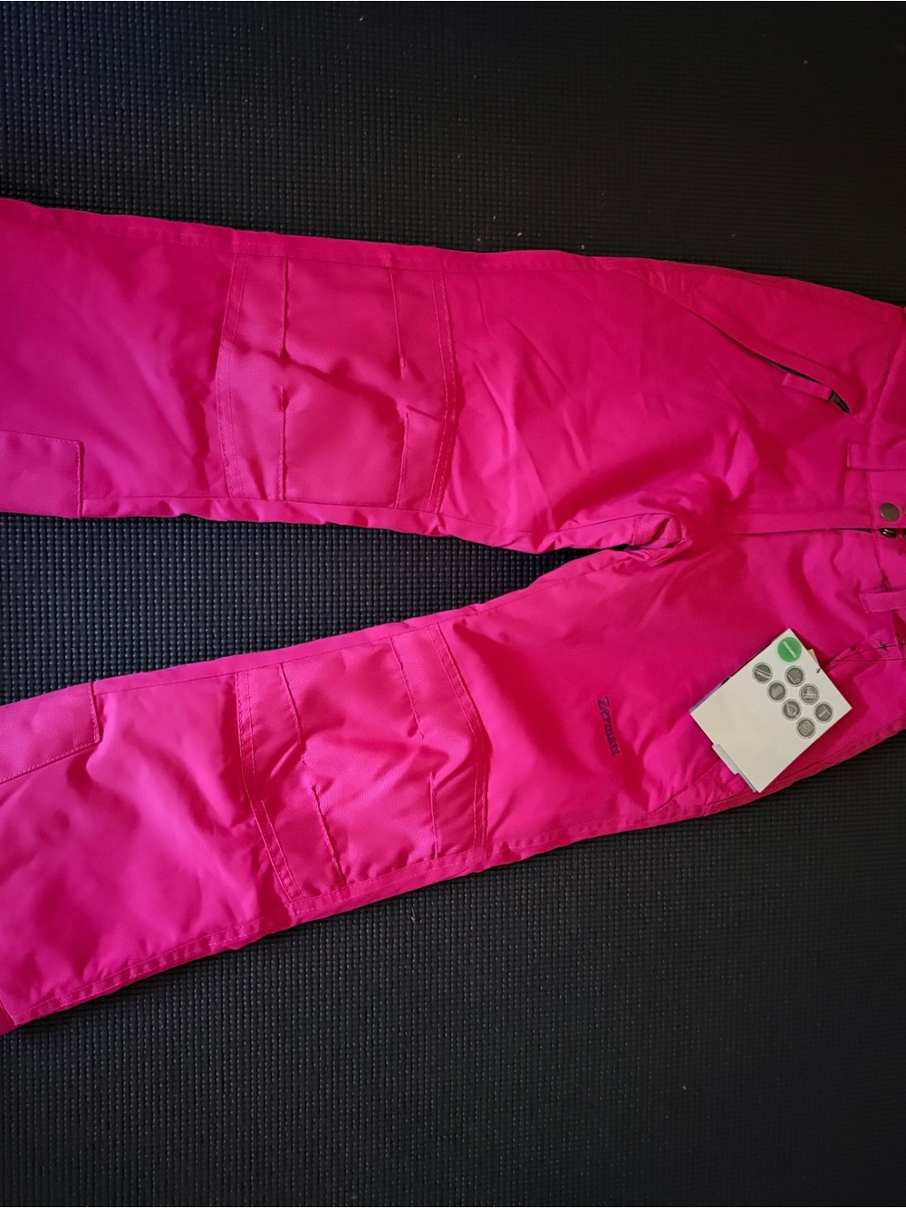 Girls Hot Pink Ski Pants - Waterproof Winter